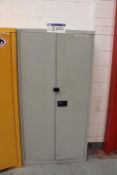 Steel Double Door Cabinet, 1.8m high (no contents)