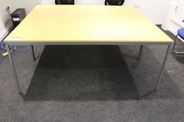 Steel Framed Table 1.8m wide