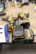 Two DeWalt DCD795 Battery Drills and charger