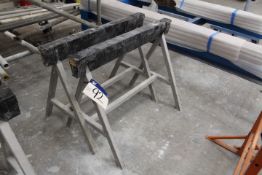 Pair of Steel Trestles