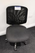 Mesh Fabric Upholstered Operators Chair