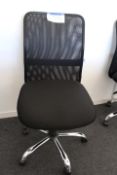 Mesh Fabric Upholstered Operators Chair