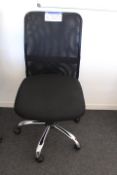 Mesh Fabric Upholstered Operators Chair