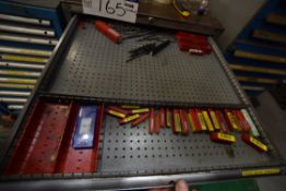 Loose Contents of Steel Cabinet, including drills,