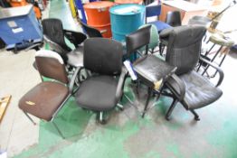 Assorted Chairs, as set out