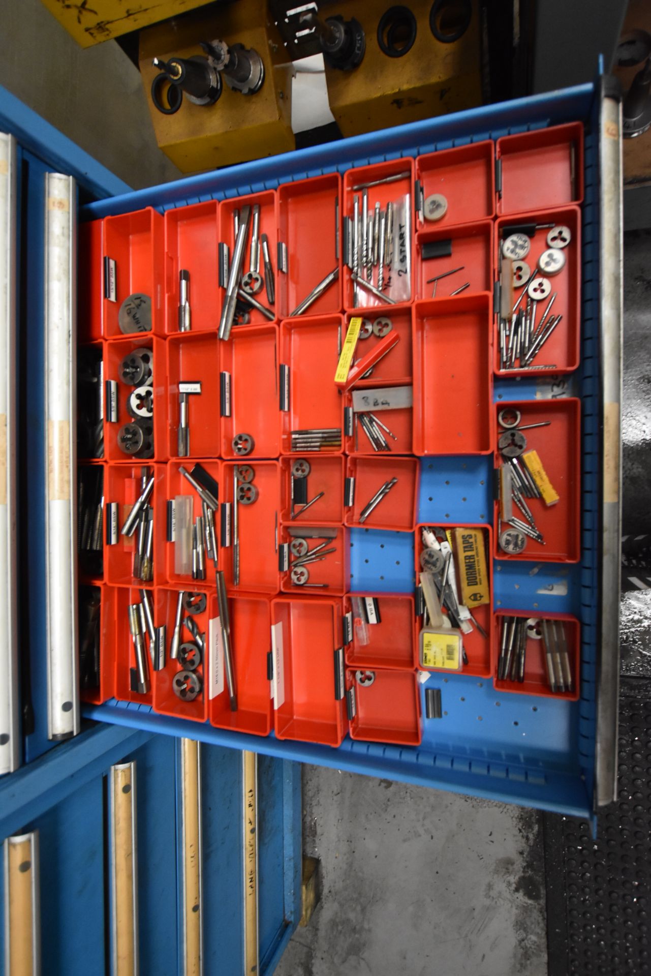 Contents of Multi-Drawer Cabinet, including mills - Image 6 of 11