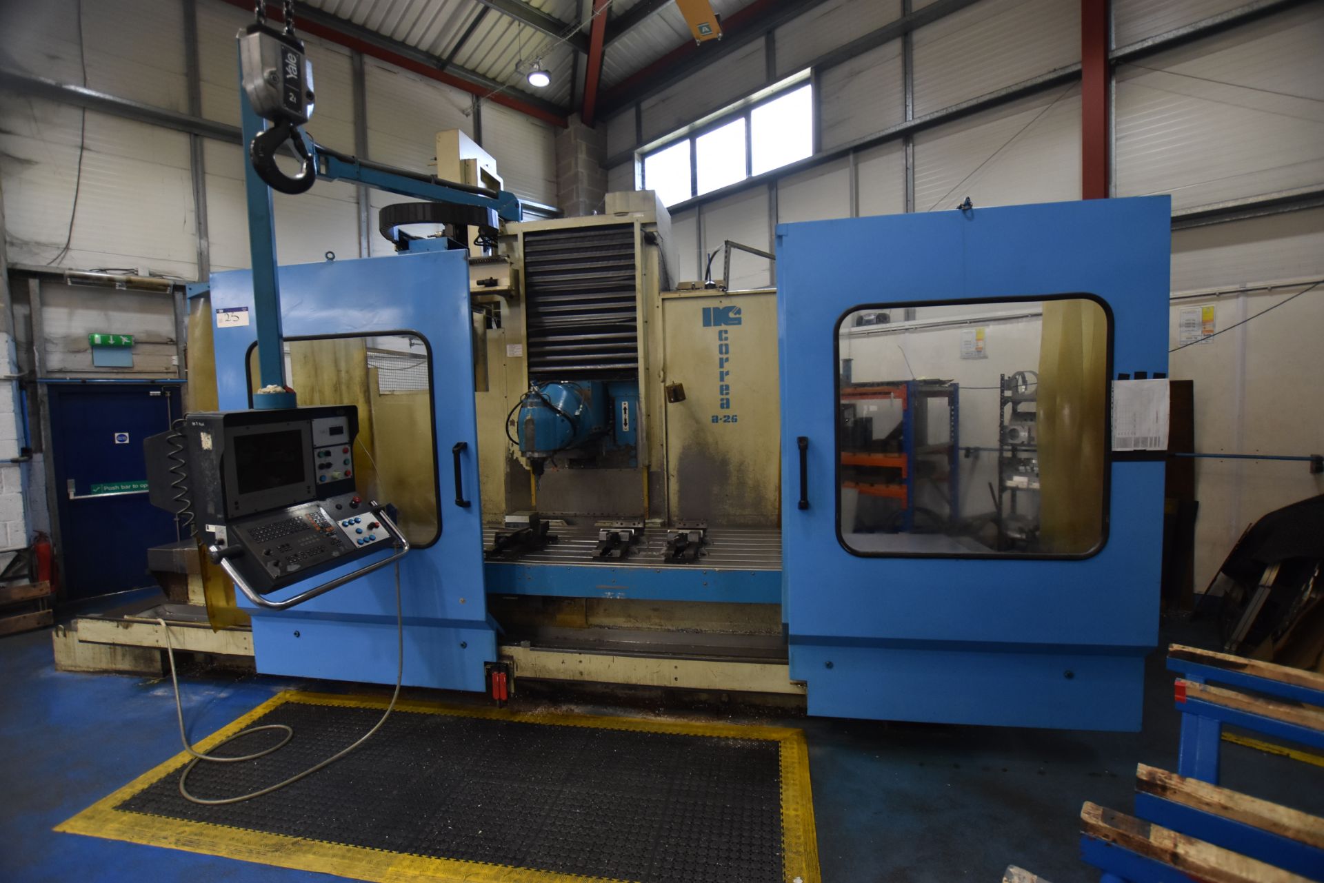 Correa A25/25 CNC BED TYPE MILLING MACHINE, serial