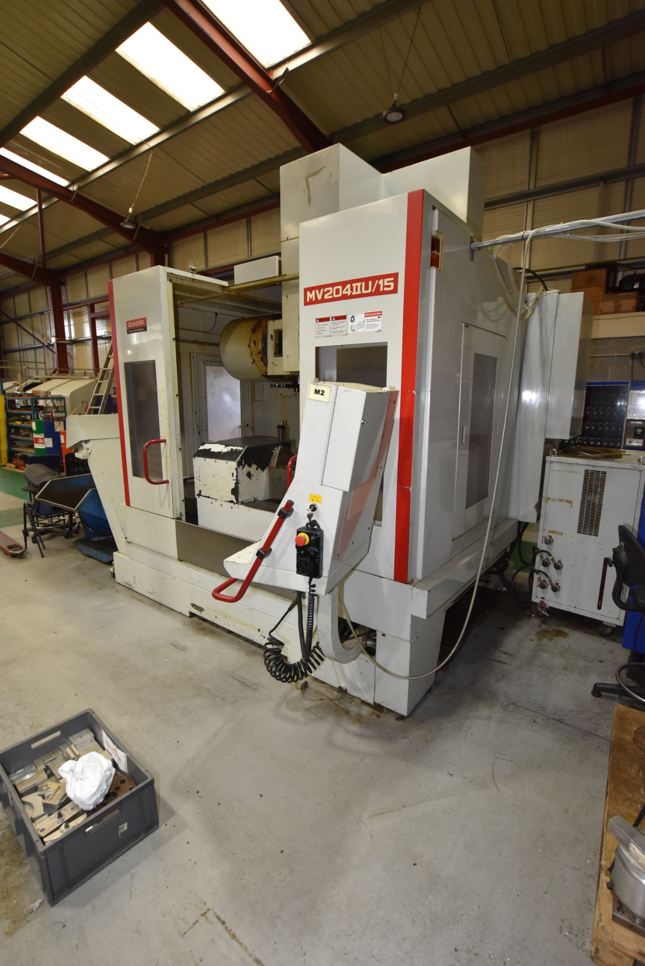 Quaser MV204 IIU/15 FIVE AXIS CNC VERTICAL MACHINI - Image 2 of 13