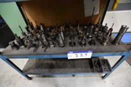 Assorted Tool Holders, on middle shelf of bench