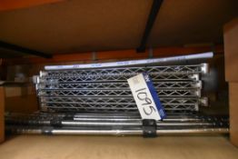 Wire Mesh Racking Components, on partial shelf of