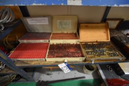 Mainly Pin Gauges, in five boxes