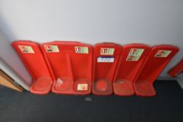 Five Fire Extinguisher Stands