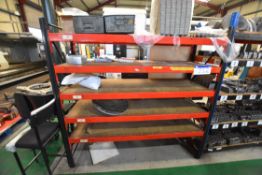 Five-Tier Steel Rack, approx. 1850mm x 650mm x 183