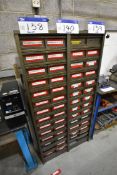 Multi-Drawer Steel Cabinet, approx. 880mm x 470mm