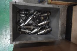 Assorted Tool Holders, in plastic box