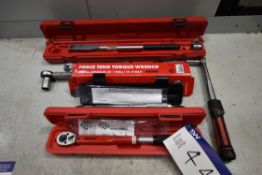 Assorted Torque Wrenches & Equipment, as set out