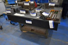 Inspection Bench, approx. 1.83m x 1.22m, with stee