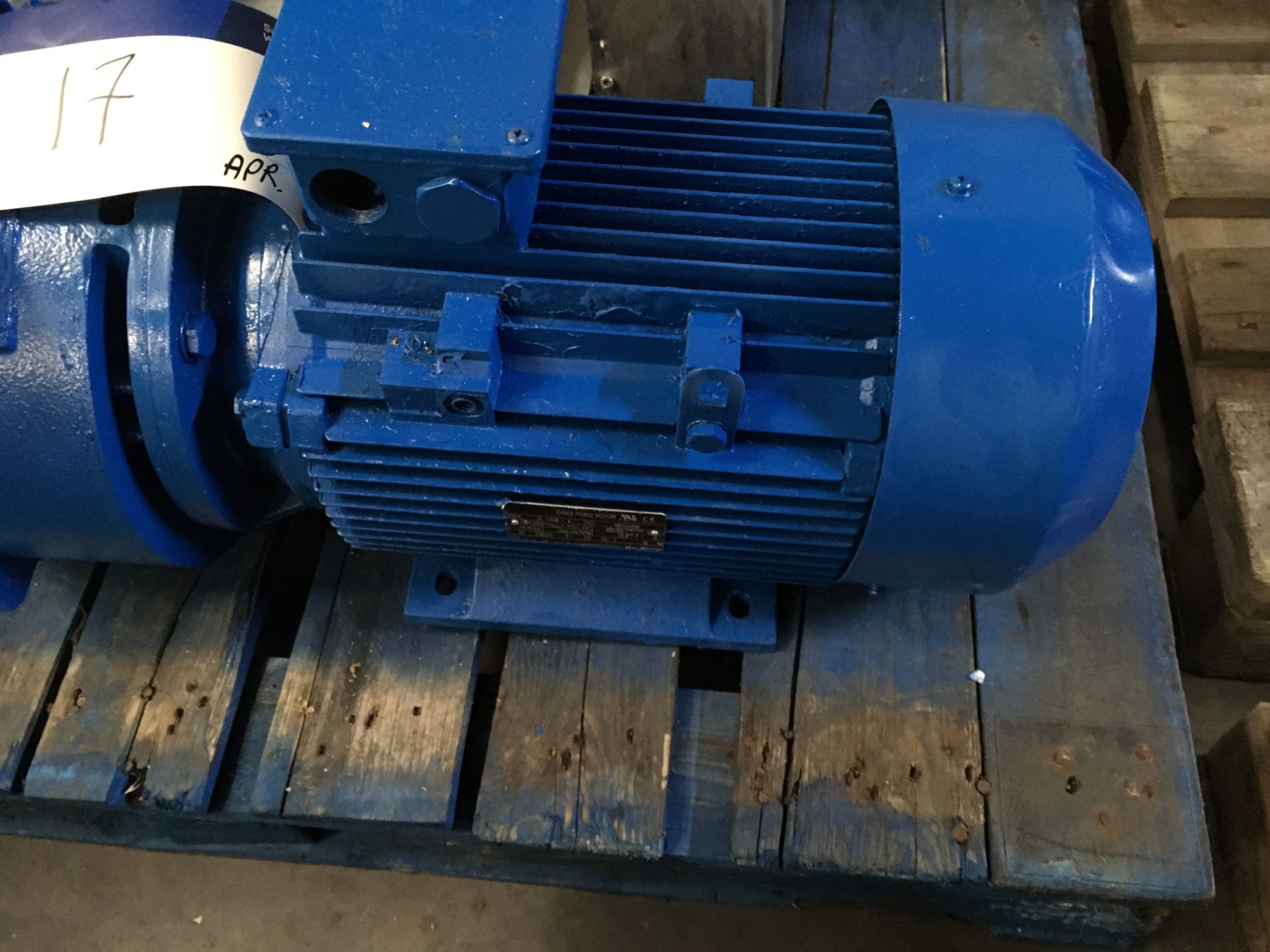 Speck Centrifugal Pump, with three phase motor, approx. 700mm long x 400mm wide x 400mm high, £30 - Image 5 of 5
