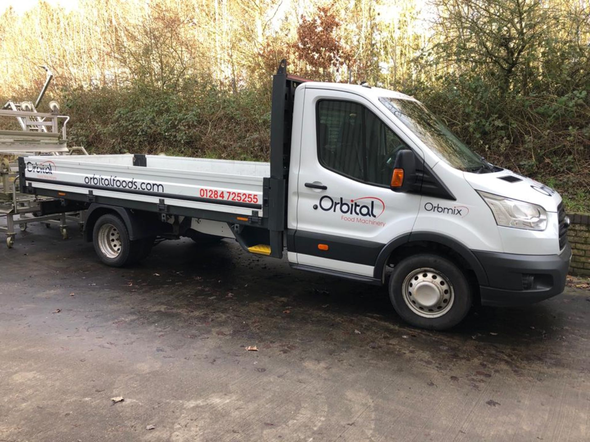 Ford Transit 2.2 TDCi 350L4 125ps Drop-side Diesel Pick-up Truck, registration no. AX15 LBL, date