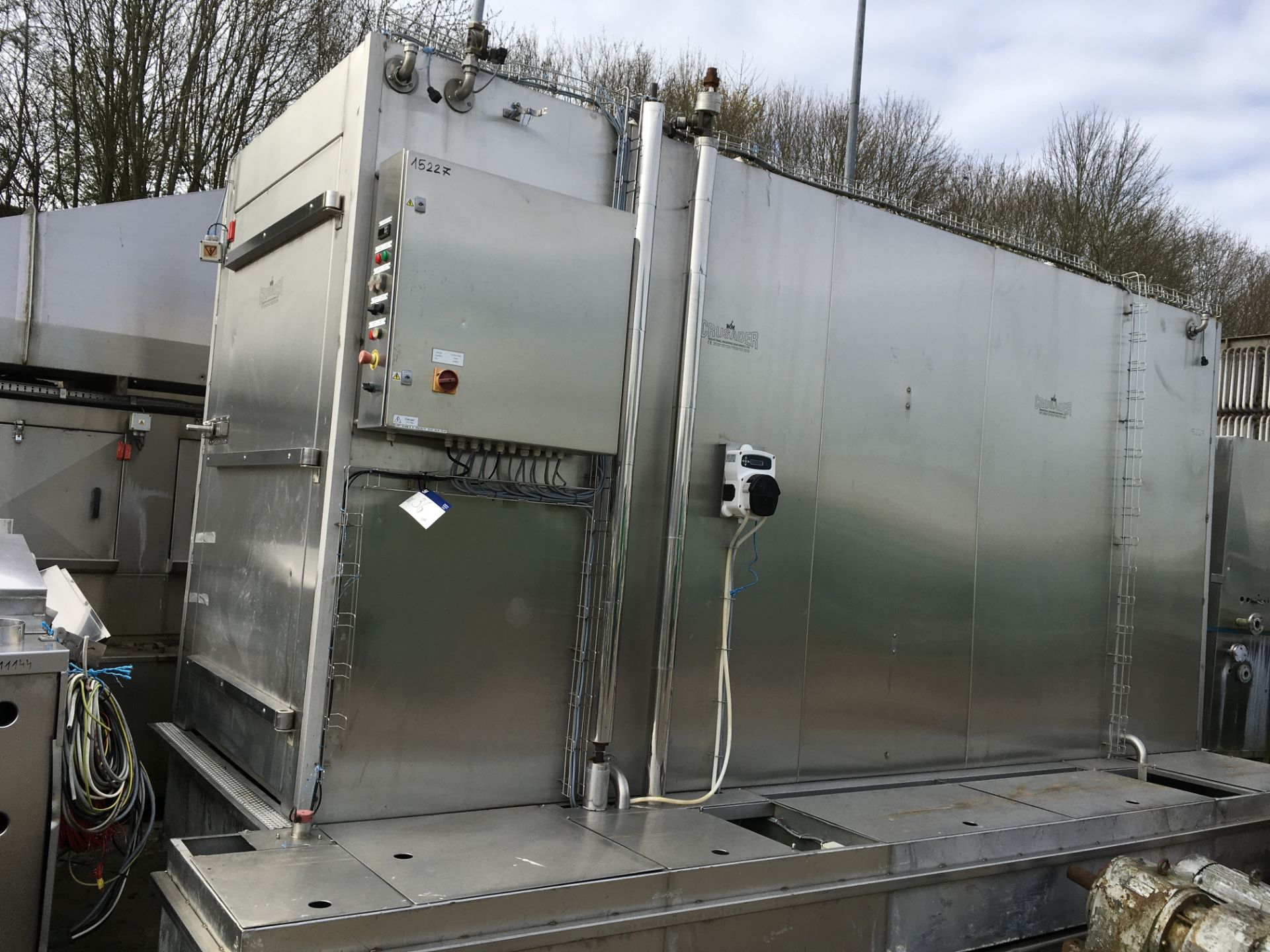 IWM CRUSADER RACK WASHER, 5800mm x 2000mm x 3100mm high, £500 lift out charge