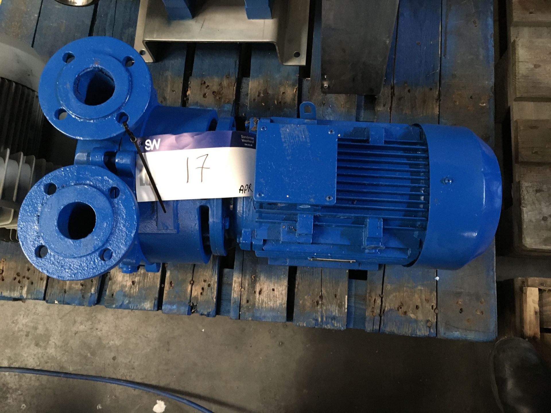 Speck Centrifugal Pump, with three phase motor, approx. 700mm long x 400mm wide x 400mm high, £30 - Image 4 of 5