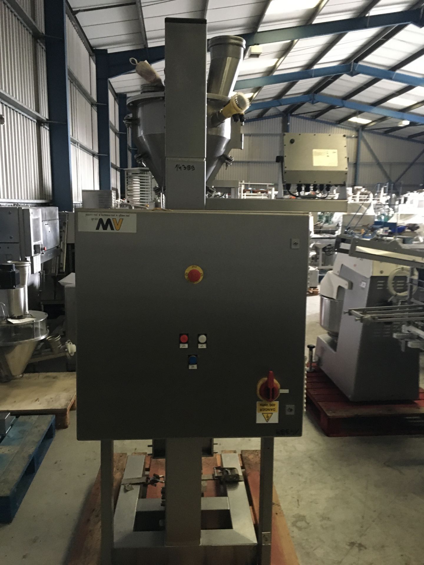 Applied Weighing Ltd POWDER FILLER, serial no. 141004, year of manufacture 2014, approx. 2300mm high - Image 2 of 4