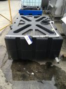 Black Plastic Tank, approx. 1900mm x 1250mm x 600mm high, £30 lift out charge