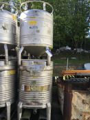 Six Ucon AG 800 litre Skid Mounted Fluid Containers, each approx. 1000mm x 1000mm x 1750mm high, £