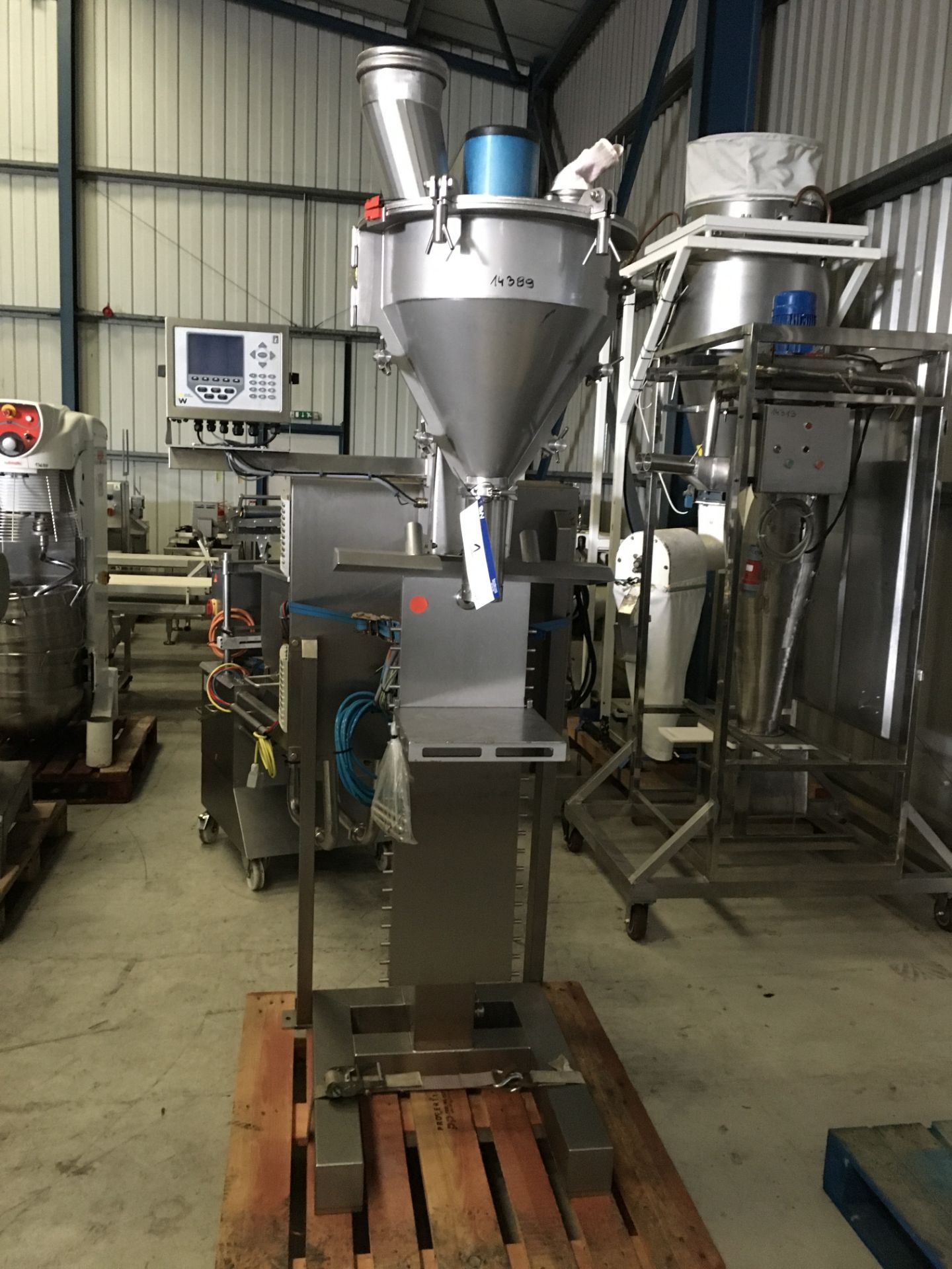 Applied Weighing Ltd POWDER FILLER, serial no. 141004, year of manufacture 2014, approx. 2300mm high