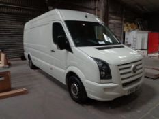 VW CRAFTER 2.5TD HIGH ROOF VAN, Reg No: FV60UNU, Date of Registration: 26/11/2010, Indicated