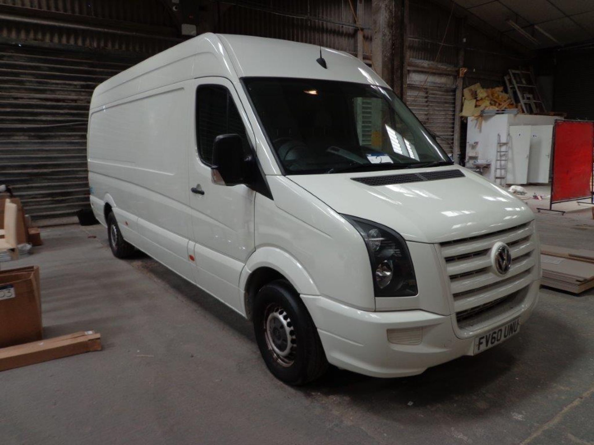 VW CRAFTER 2.5TD HIGH ROOF VAN, Reg No: FV60UNU, Date of Registration: 26/11/2010, Indicated