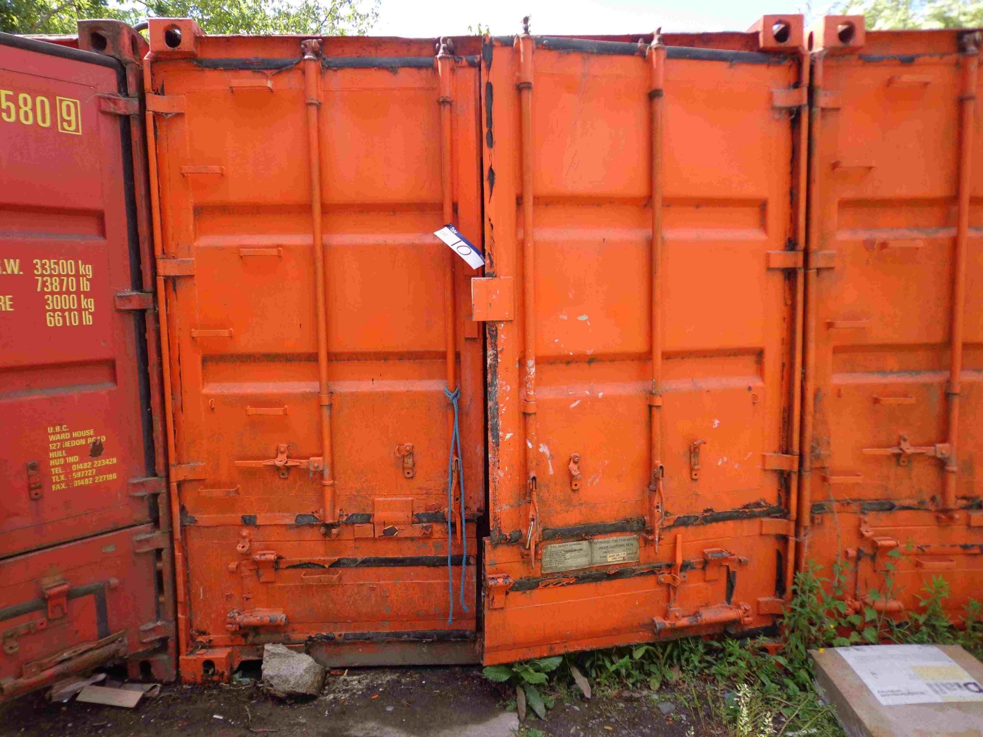 30ft Steel Container (will need electrics disconnecting) (Delivery Reserved Until Contents Removed)