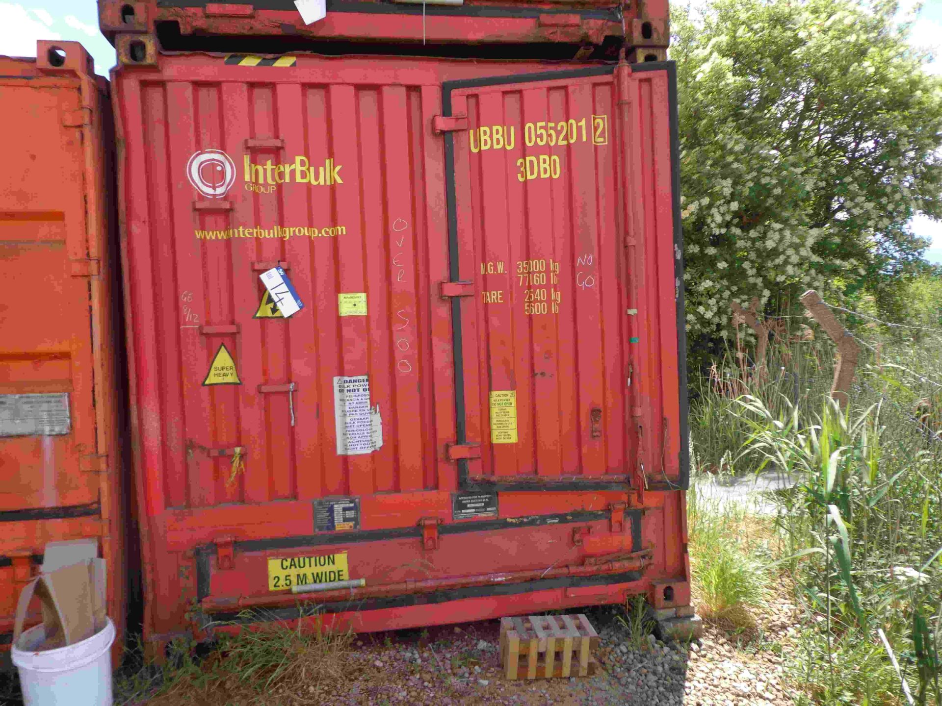 30ft Steel Container (will need electrics disconnecting) (Delivery Reserved Until Contents Removed)