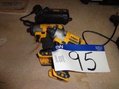 Two DEWALT DCF815 Cordless Drivers c/w charger (no batteries)