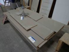 Quantity of Beige Faced Panels on 3 pallets