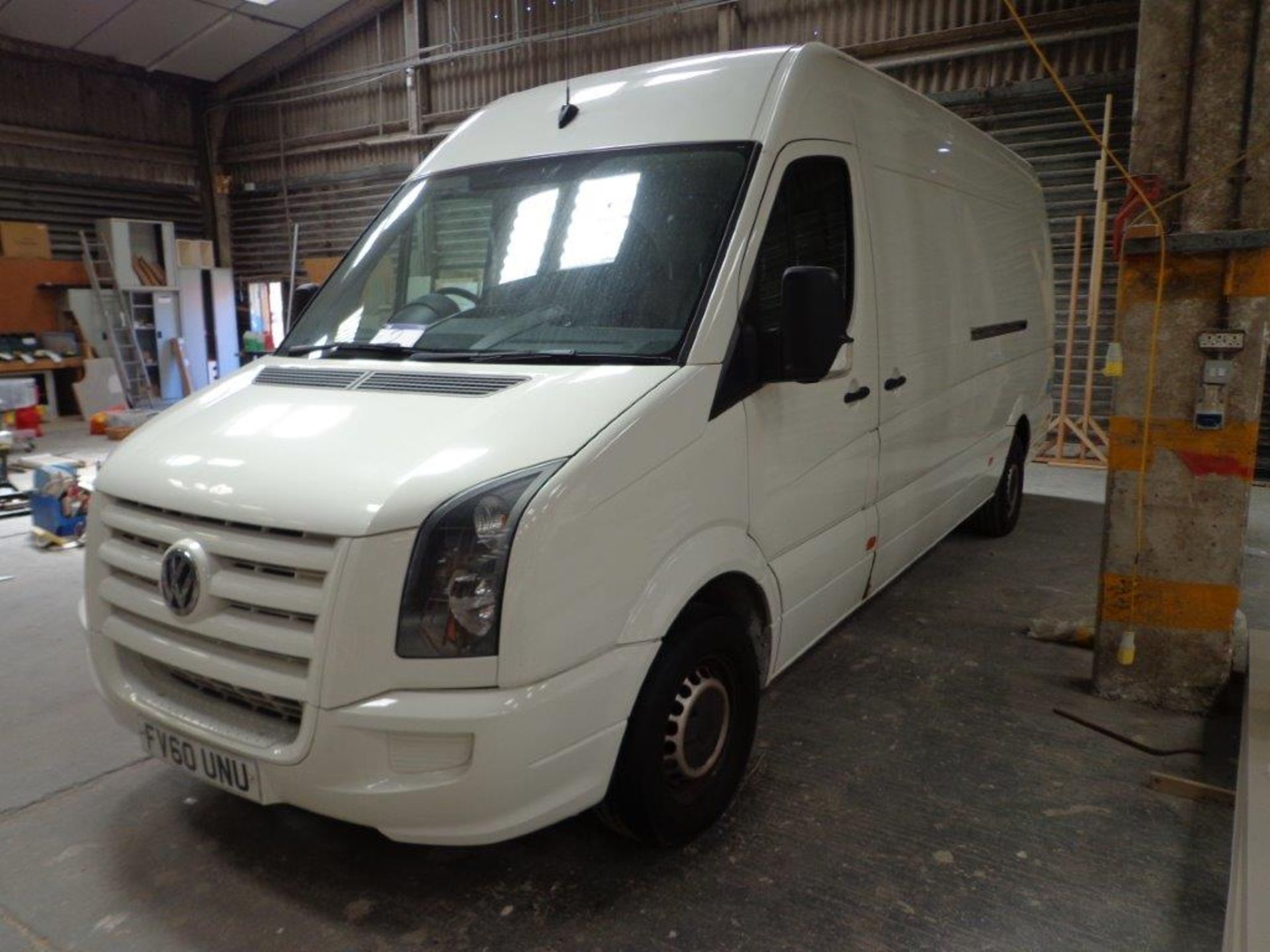 VW CRAFTER 2.5TD HIGH ROOF VAN, Reg No: FV60UNU, Date of Registration: 26/11/2010, Indicated - Image 2 of 7