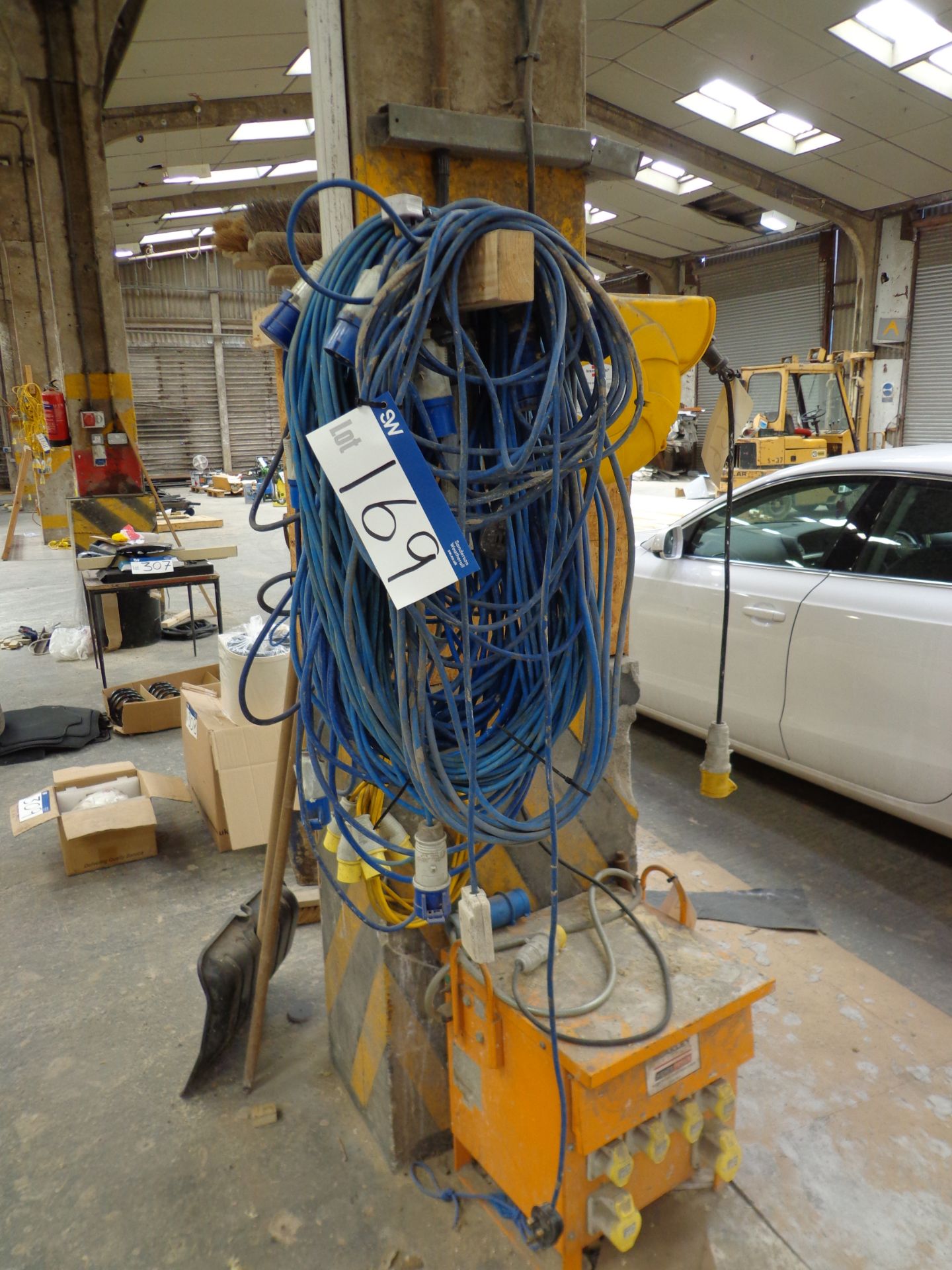 Seven 240V Extension Cables
