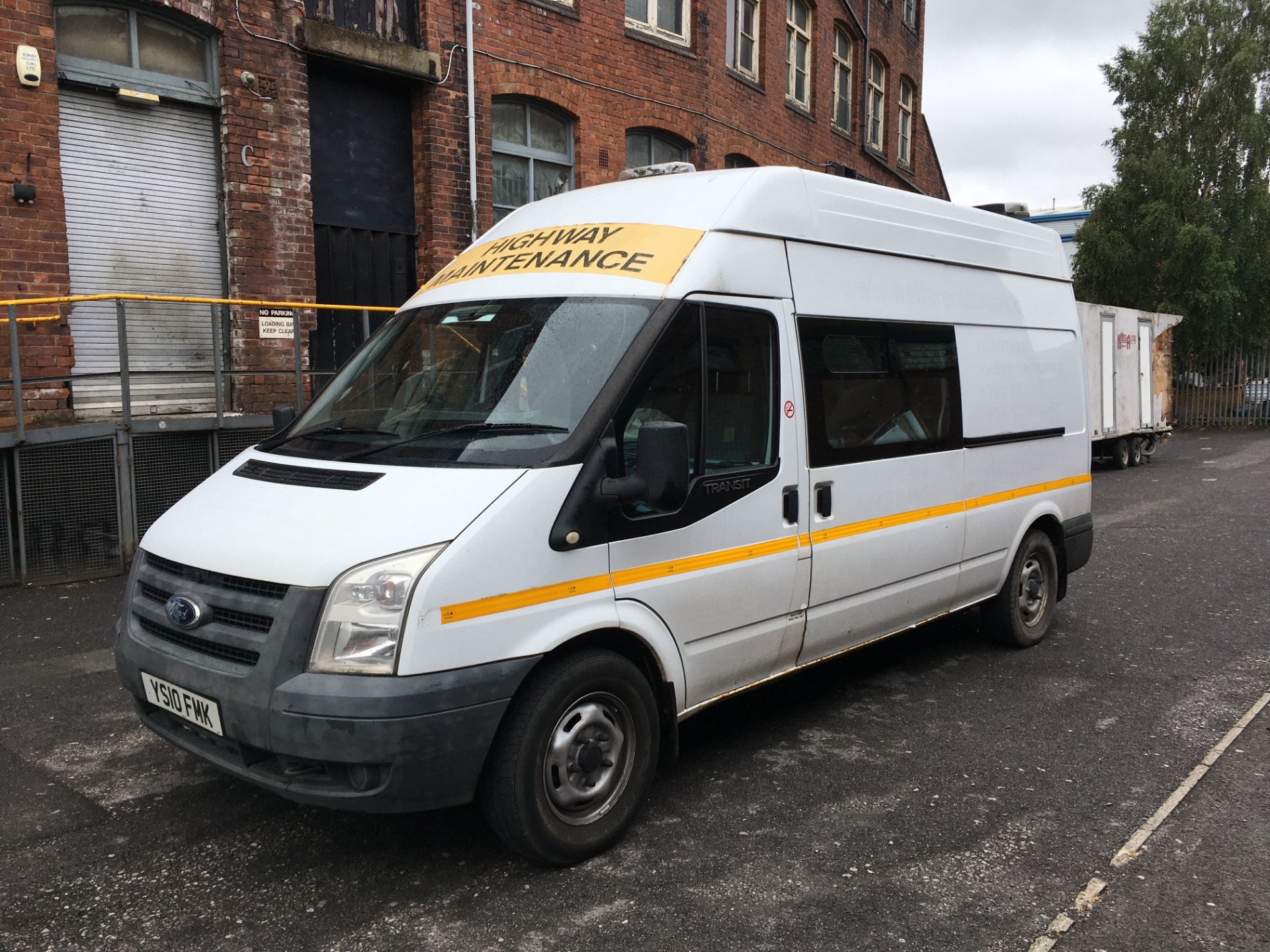 FORD TRANSIT 350 TDCI HIGH ROOF WELFARE VAN, Reg No: YS10 FMK, Date of Registration: 28.07/2010,