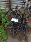 Six Steel Work Stands