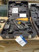 BOSTITCH GF33PT 72V Cordless Nail Gun c/w batter, charger and case