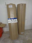 Two Rolls of Embossed Straw 750mm x 75mm