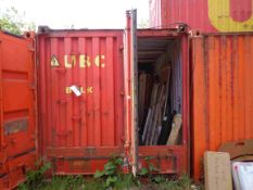 30ft Steel Container (will need electrics disconnecting) (Delivery Reserved Until Contents Removed)