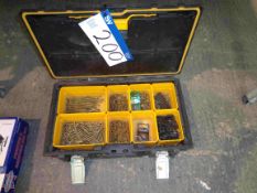 DEWALT Toolbox and contents inc screws and fixings