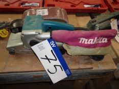 MAKITA 9404 110V Bel t Sander, c/w spare belts