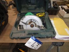 HITACHI C7U 110V Circular Saw c/w case