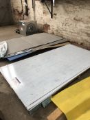 Six Sheets of Stainless Steel, 2000 x 1250 x 0.9mm