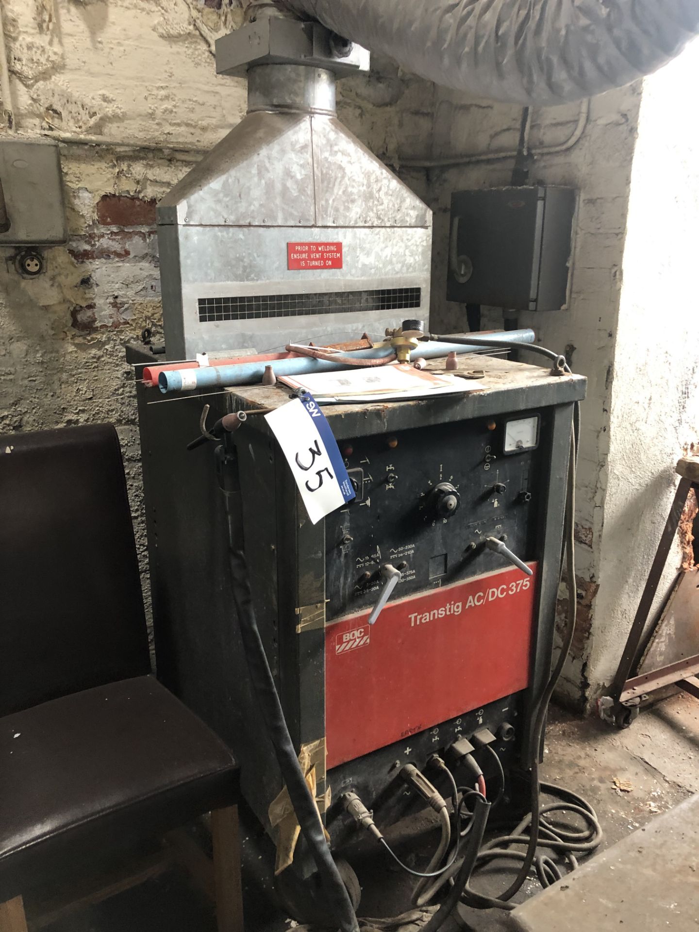 BOC Transtig AC/DC 375 Tig Welder