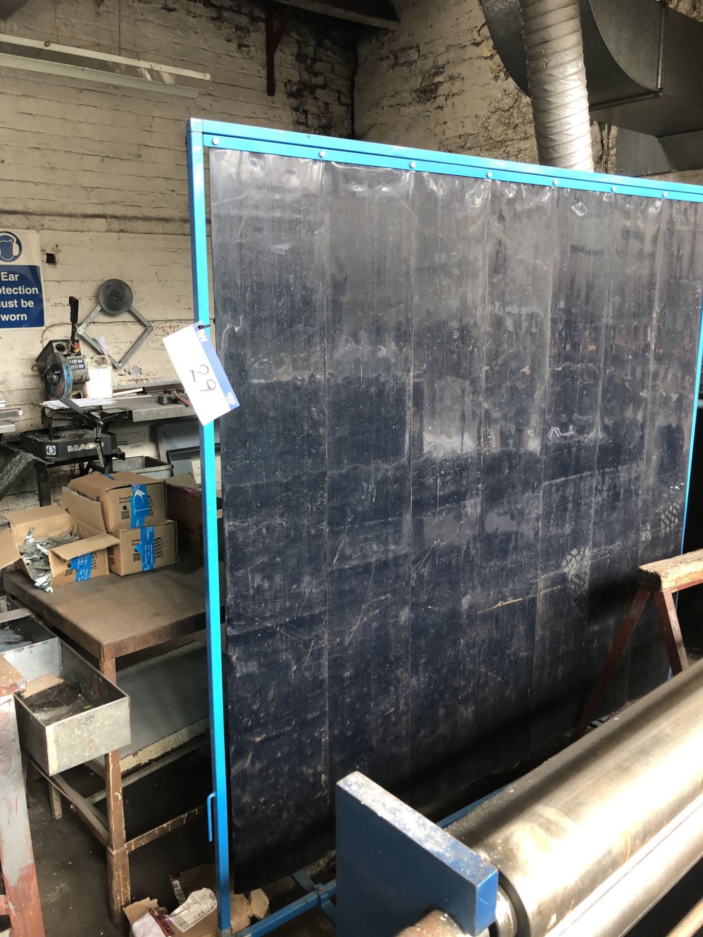 2 Mobile Welding Screens - Image 2 of 2