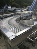 90 Degree Twin Slatted Belt Conveyor, 300mm wide ,