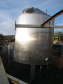 Terlet Jacketed Stainless Steel Mixing Tank, on le